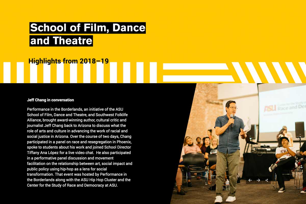 school of film dance and theatre highlights