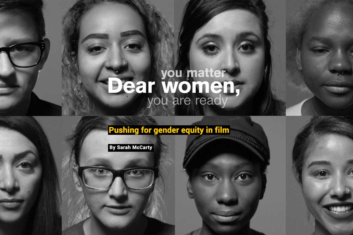 you matter, Dear women, you are ready - text - with 8 portraits of young women